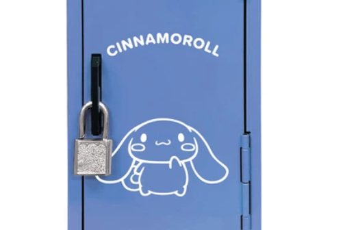 Compact Cinnamoroll Storage Locker Measuring H220×W95×D90mm, this locker fits perfectly on desks, shelves, or small spaces.