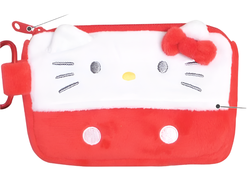 Hello Kitty Tissue Pouch, perfect for storing tissues, makeup, or small treasures with a cute, stylish design.