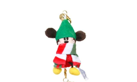 Disney Christmas 2022 themed plush charms Mickey Mouse never looked cuter!
