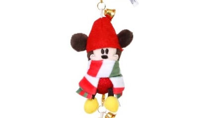 Quirky Disneysea merchandise 3 Li'l RingRing Plush charms for Disney fans.