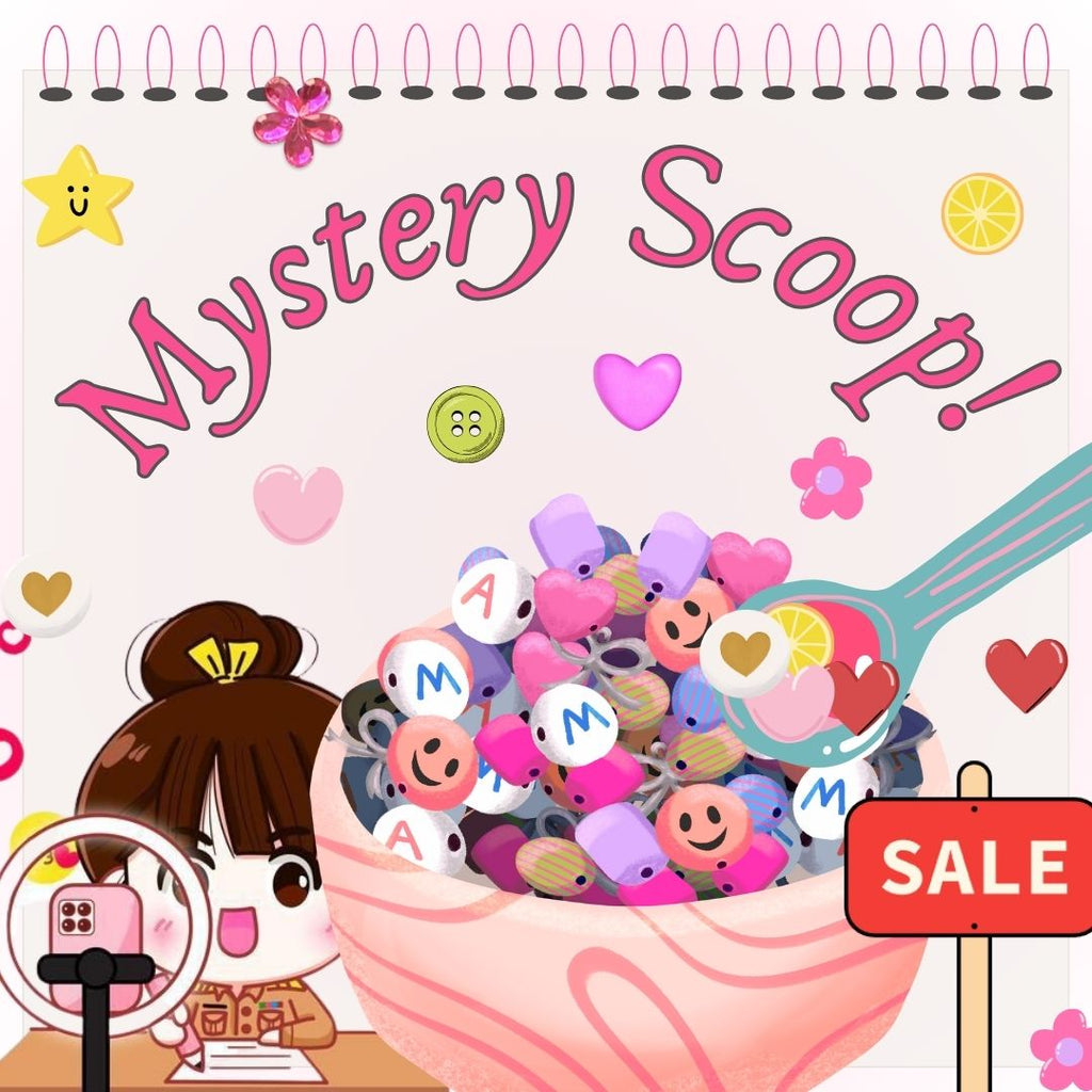 Sanrio Mystery Scoop bead colors and prize legend