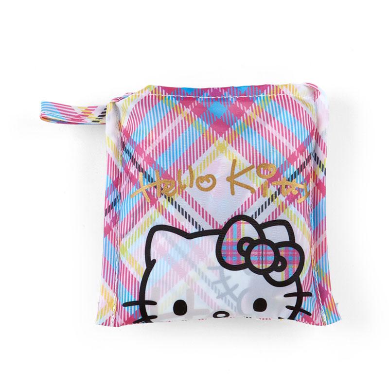 Sanrio Bag - Hello Kitty Tartan Design Series Eco Bag, stylish sustainability for every occasion!