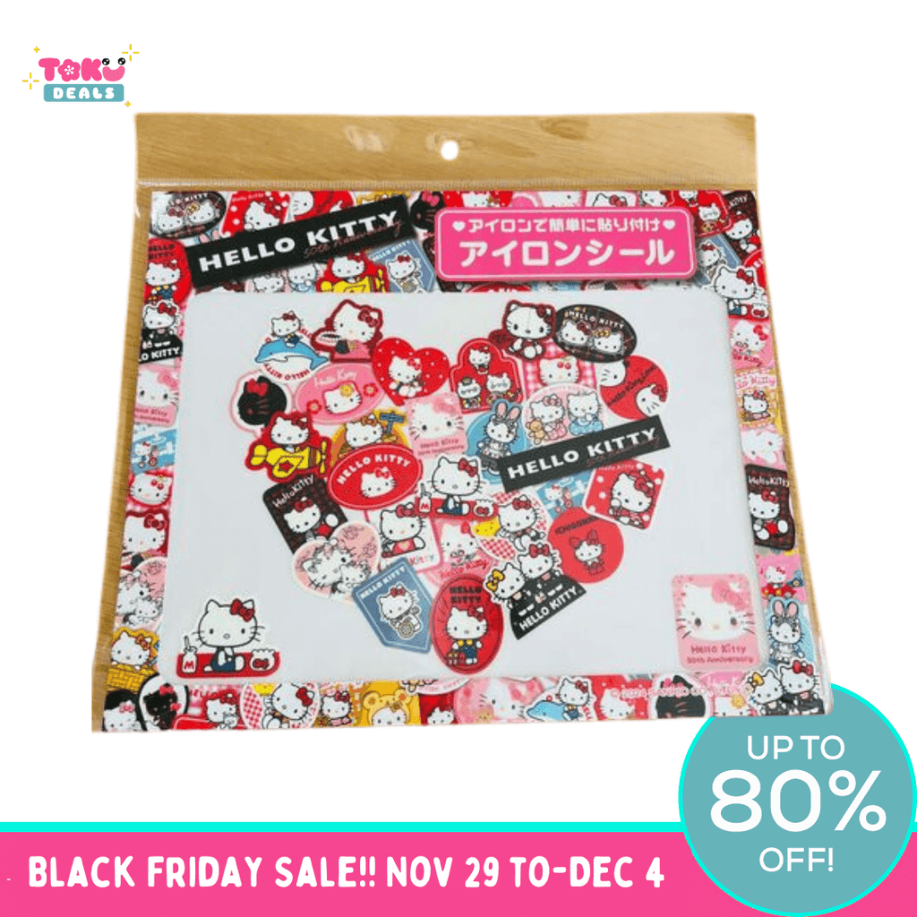 Hello Kitty 50th Anniversary Iron Sticker - TokuDeals