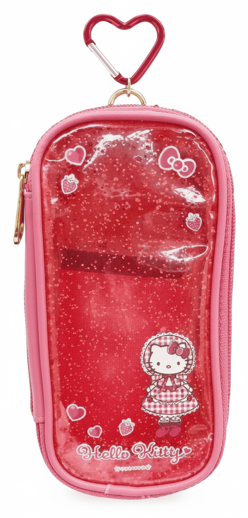 Hello Kitty Cosmetic Pouch Red - TokuDeals