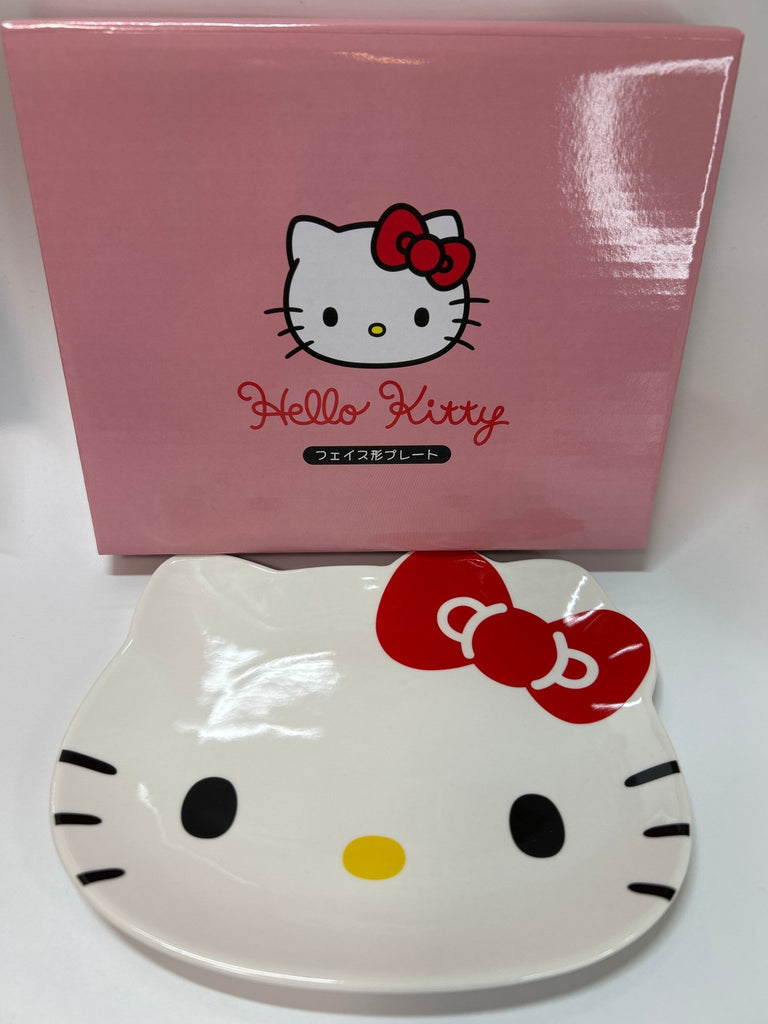 Hello Kitty Face shaped ceramic plate - TokuDeals
