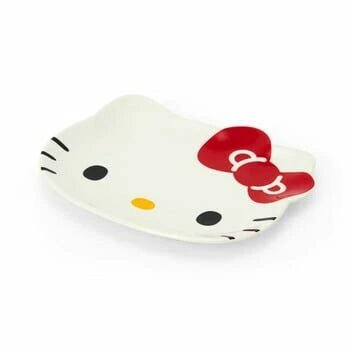 Hello Kitty Face - shaped plate - TokuDeals