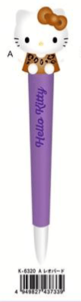 Hello Kitty Jiggly Mascot Gel Pen (Leopard) - TokuDeals