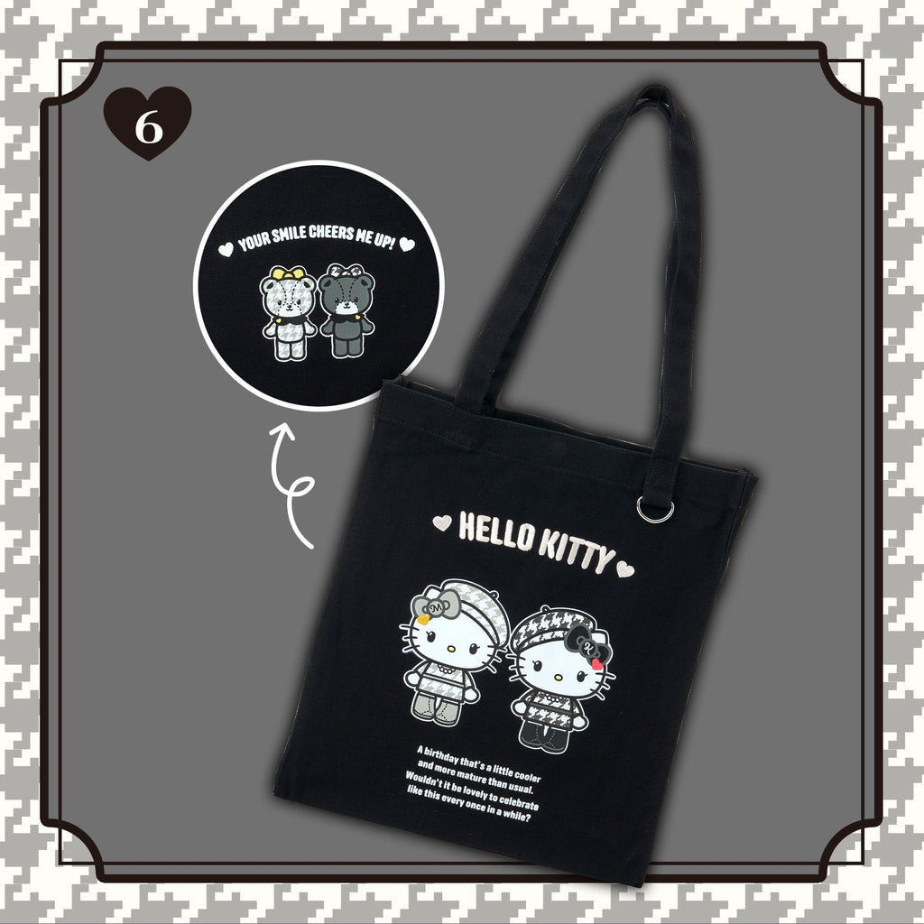 Hello Kitty Monochrome Girly Twin Coordinate Design Series - Limited Edition! - TokuDeals