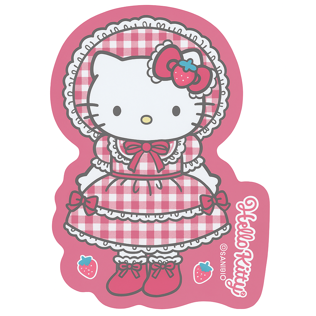 Hello Kitty Style Up Die - Cut Sticker Lolita - TokuDeals
