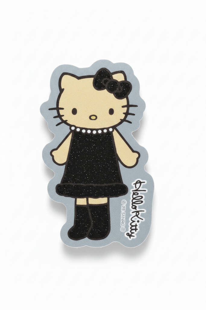 Hello Kitty Style Up Series - Die - Cut Sticker Black Dress - TokuDeals