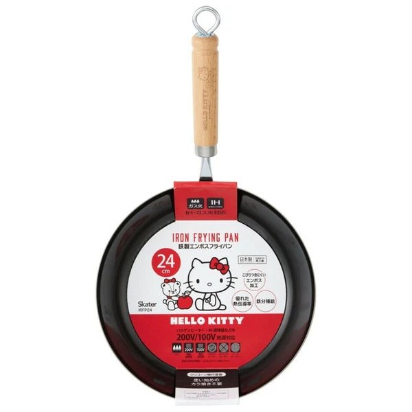 Hello Kitty x Tiny Chum Iron Embossed Frying Pan - TokuDeals