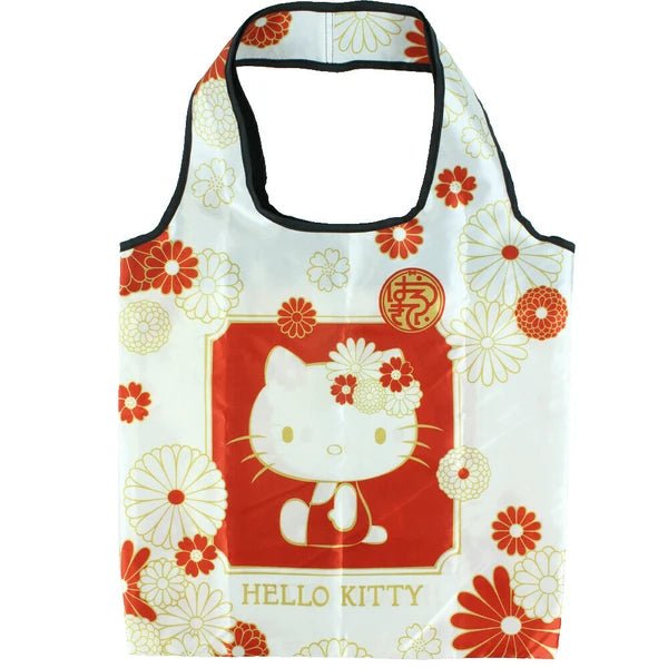 Japanese Pattern Series Eco Bag Hello Kitty Hana Kimono - TokuDeals