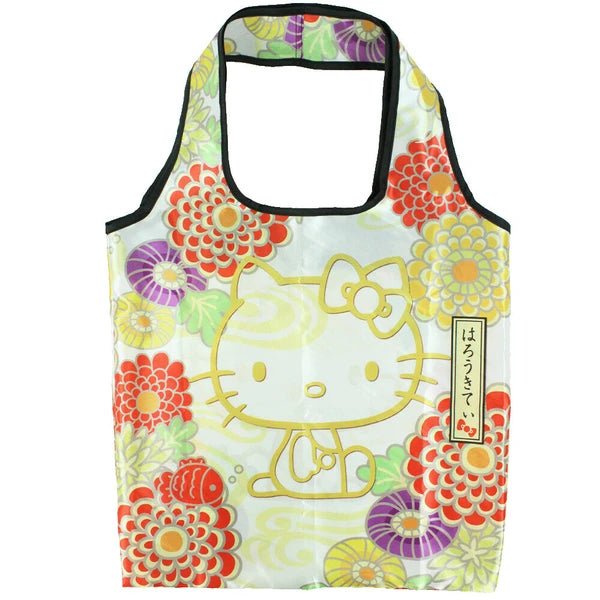 Japanese Pattern Series Eco Bag Hello Kitty Yuzen Kimono - TokuDeals