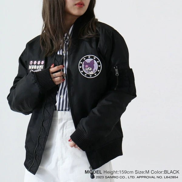 Kuromi MA‑1 Jacket - TokuDeals