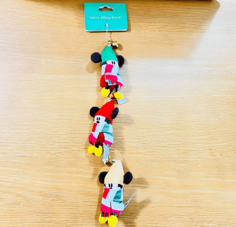 Lillinlin Mickey Plush Charm Set Disney Christmas 2022 Disney Goods Souvenir (Tokyo Disney Resort Exclusive) - TokuDeals