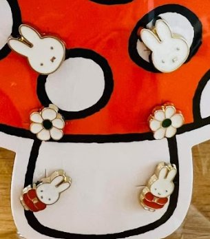 Miffy Chic Trio (Earring Collection) - TokuDeals