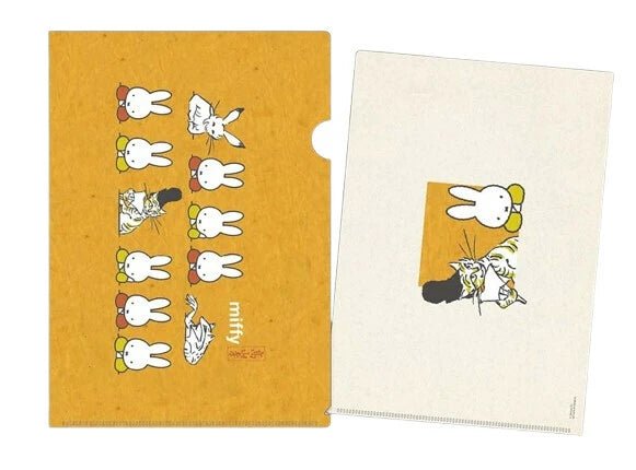 Miffy × Choju Giga A4 Clear File D - TokuDeals