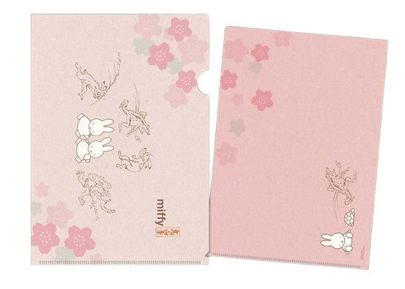 Miffy × Choju Giga A4 Clear File F - TokuDeals