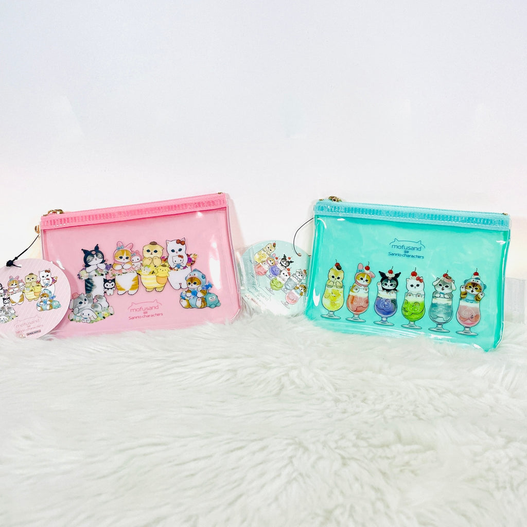 Mofusand x Sanrio Characters Mini Pouch - TokuDeals