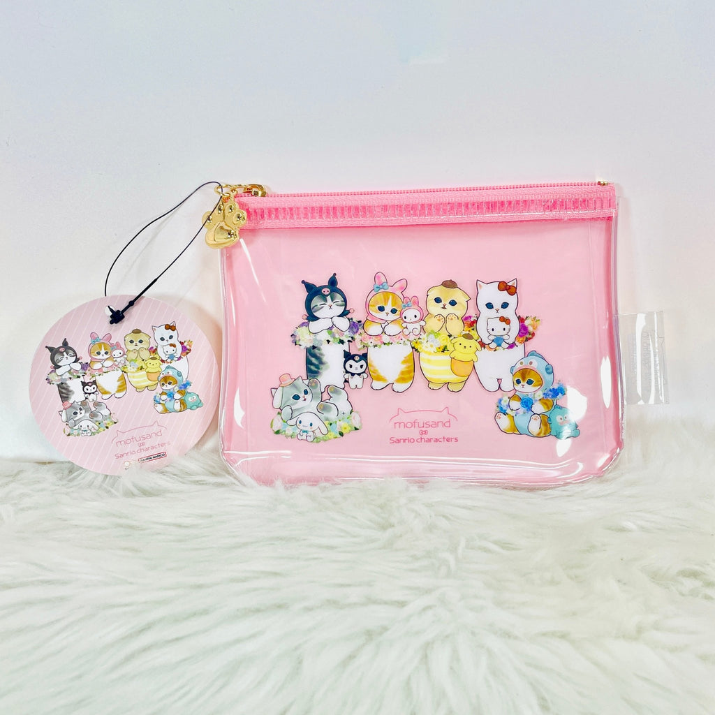 Mofusand x Sanrio Characters Mini Pouch - TokuDeals