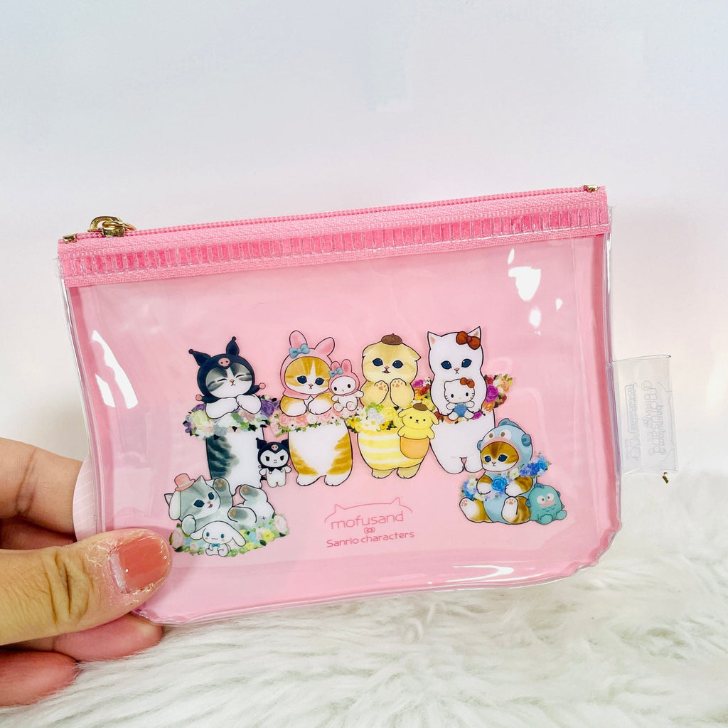 Mofusand x Sanrio Characters Mini Pouch - TokuDeals