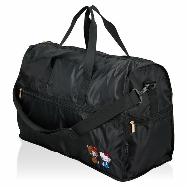 Monchhichi × Hello Kitty Folding Boston Bag
