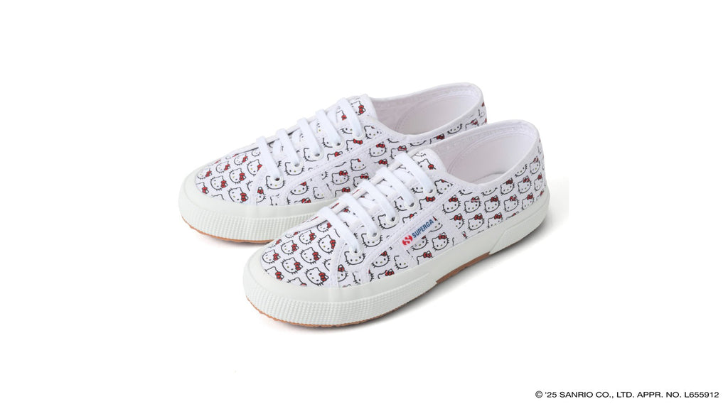 [PRE - ORDER] 2750 COT PRINT HELLO KITTY (WHITE - RED) - TokuDeals