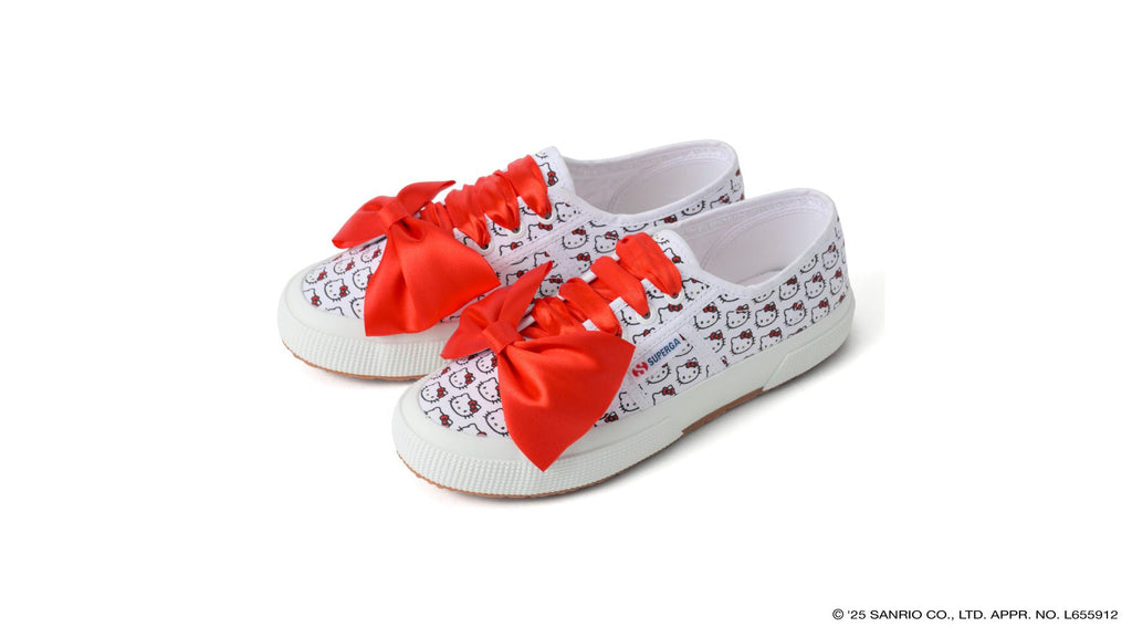 [PRE - ORDER] 2750 COT PRINT HELLO KITTY (WHITE - RED) - TokuDeals