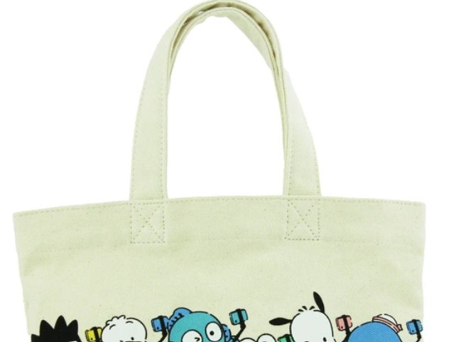 (Pre - Order) Canvas Lunch Bag Hapidanbui - Sanrio Characters Special Edition - TokuDeals