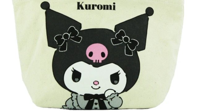 (Pre - Order) Canvas Lunch Bag Kuromi - Sanrio Characters Special Edition - TokuDeals