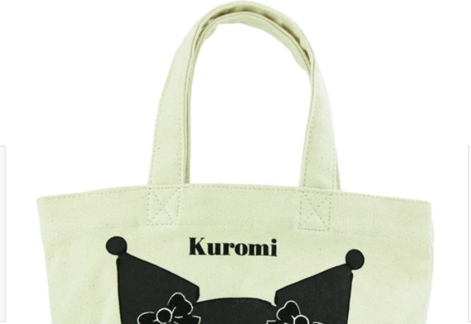(Pre - Order) Canvas Lunch Bag Kuromi - Sanrio Characters Special Edition - TokuDeals