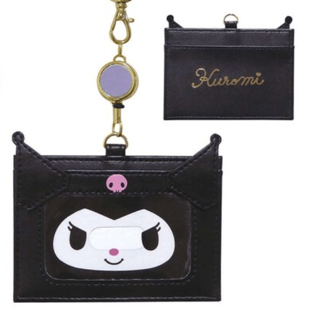 [Pre - order] Cute Sanrio Kuromi Stretchable Card Case - Kawaii Business Card Holder - TokuDeals