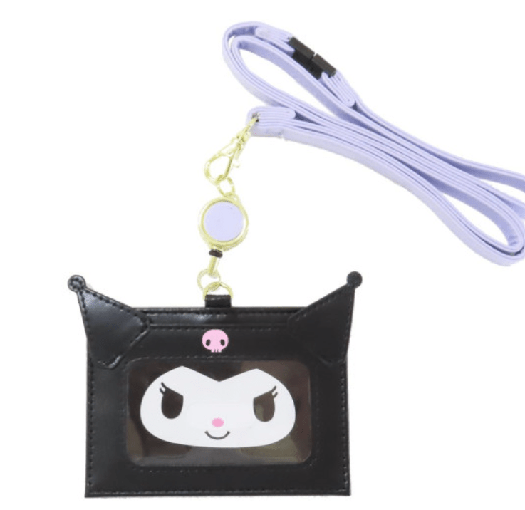 [Pre - order] Cute Sanrio Kuromi Stretchable Card Case - Kawaii Business Card Holder - TokuDeals