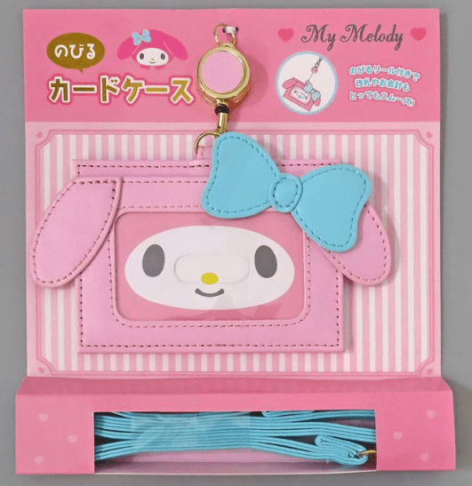 [Pre - order] Cute Sanrio My Melody Stretchable Card Case - Kawaii Business Card Holder - TokuDeals