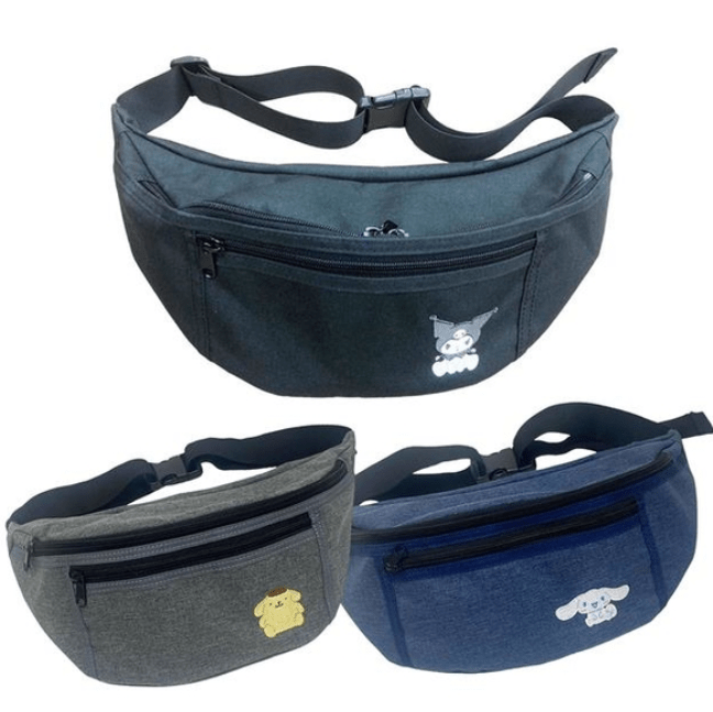 [Pre - Order] Kuromi Bag Sanrio Bag (Sanrio Characters Body Bag/ Waist Bag) - TokuDeals