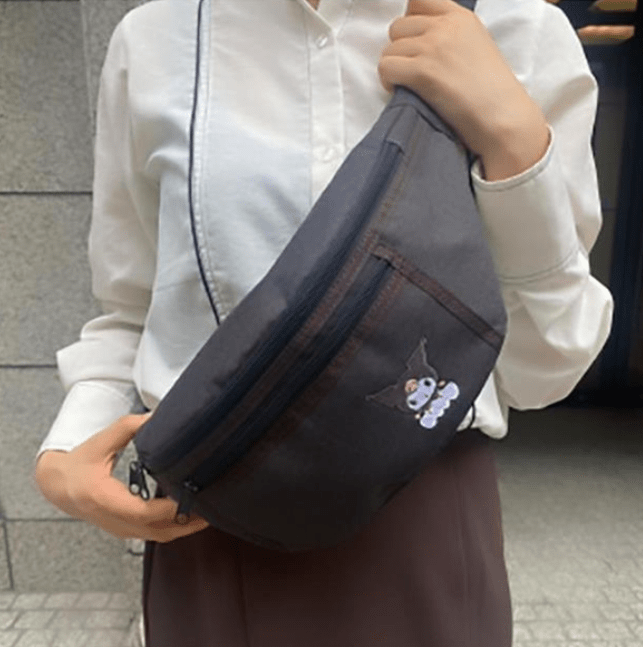 [Pre - Order] Kuromi Bag Sanrio Bag (Sanrio Characters Body Bag/ Waist Bag) - TokuDeals