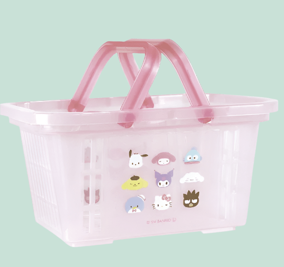 [Pre - order] Sanrio Characters Face MIX Clear Mini Basket Series - TokuDeals