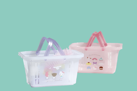 [Pre - order] Sanrio Characters Face MIX Clear Mini Basket Series - TokuDeals