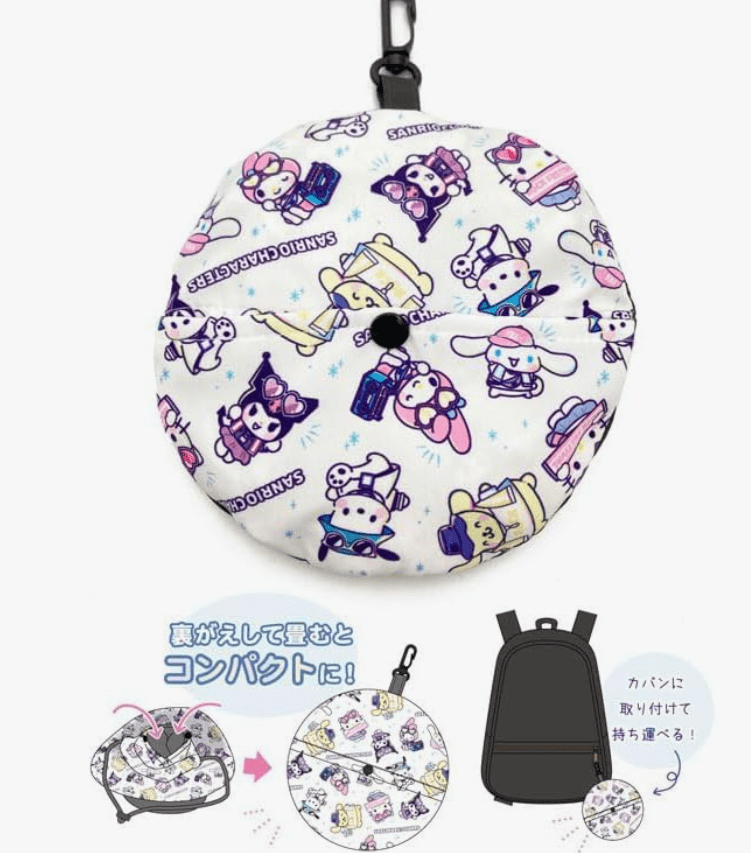 [Pre - Order] Sanrio Characters Festival Edition Bucket Hat Black - TokuDeals