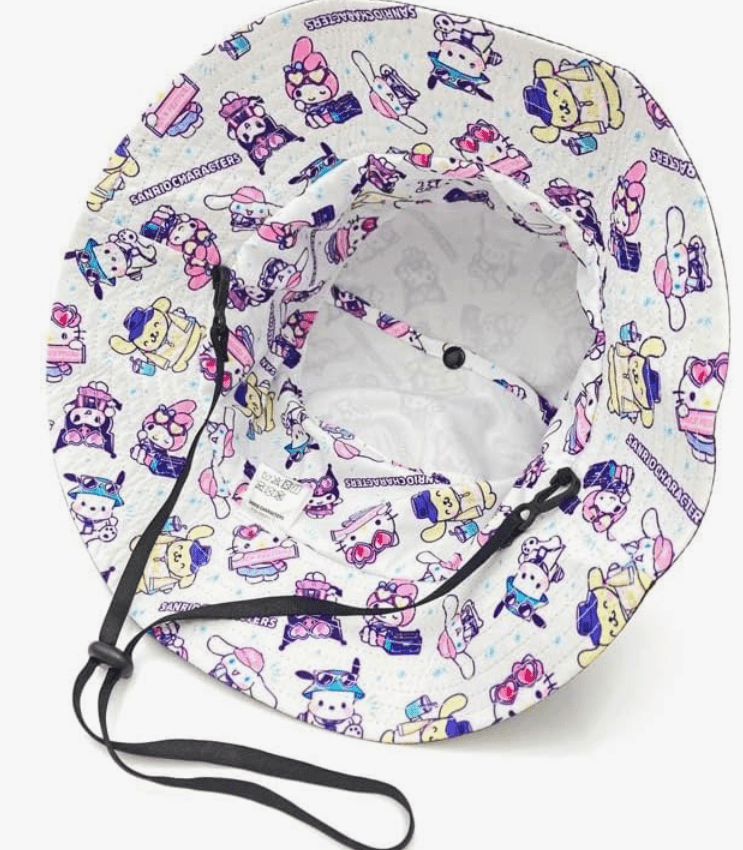 [Pre - Order] Sanrio Characters Festival Edition Bucket Hat Black - TokuDeals