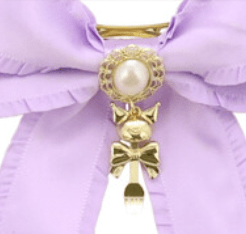 (Pre - Order) Sanrio Characters Lolita Series Ribbon Barrette Kuromi - TokuDeals