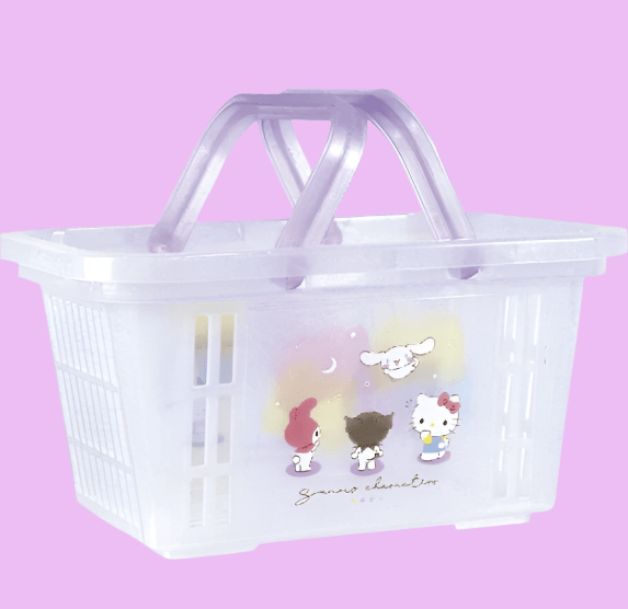 [Pre - order] Sanrio Characters Marble Star Mini Basket & Clear Character Series - TokuDeals