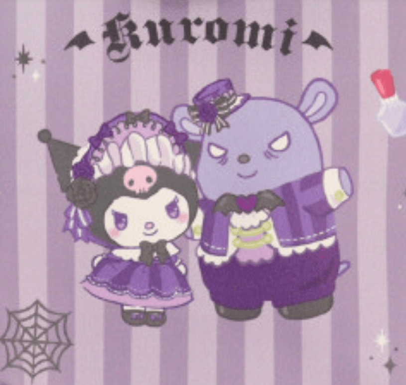 (Pre - Order) Sanrio Kuromi Gothic Party Wallet Shoulder - TokuDeals