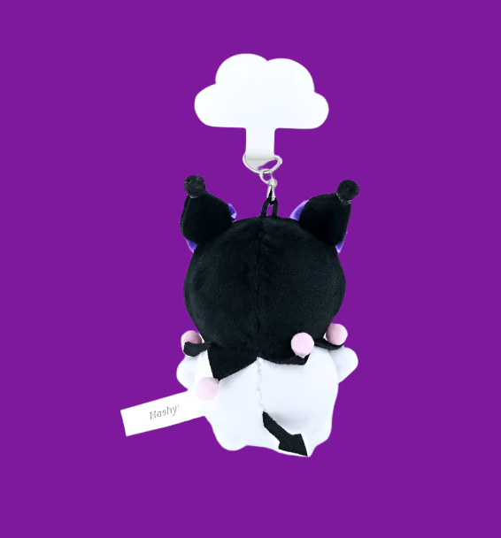 (Pre - Order) Sanrio Kuromi Mobile mate Kawaii Plush Mascot - TokuDeals