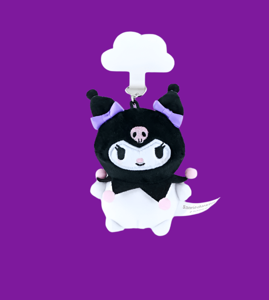 (Pre - Order) Sanrio Kuromi Mobile mate Kawaii Plush Mascot - TokuDeals