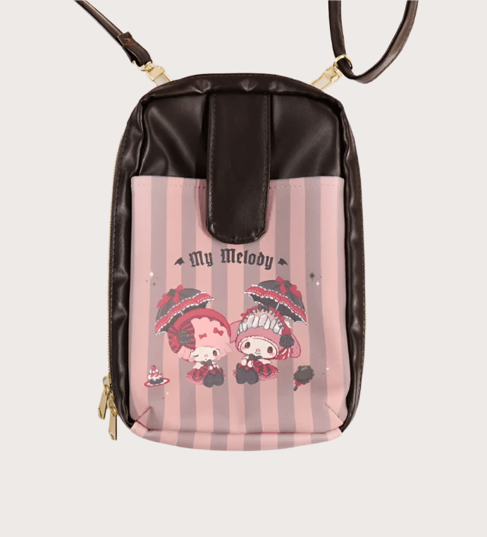 (Pre - Order) Sanrio My Melody Gothic Party Wallet Shoulder - TokuDeals
