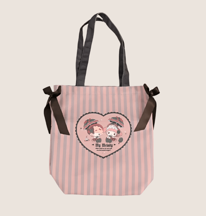 (Pre - Order) Sanrio My Melody Gothic Tote Bag [Party A4] - TokuDeals