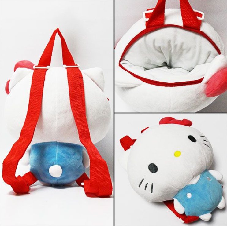 hello kitty backpack toys r us Hello Kitty Plush, Mr./Ms. Rio Backpack Bag