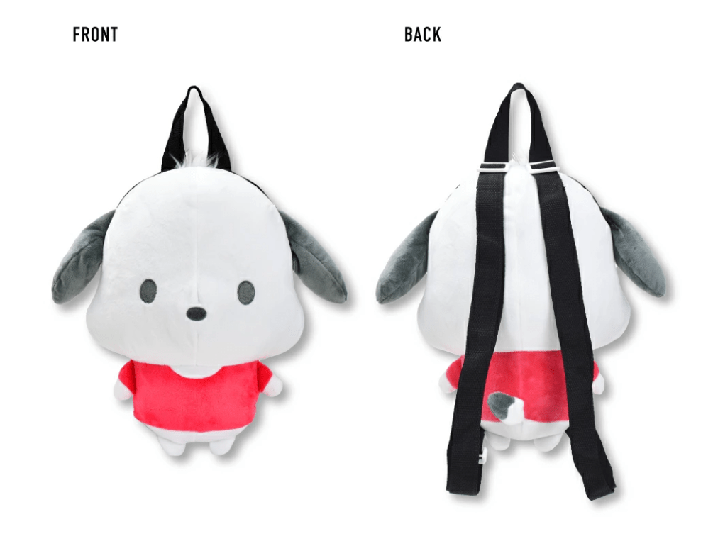 [Pre - Order] Sanrio Plush Backpack Bags: Kawaii Pochacco Bag - TokuDeals