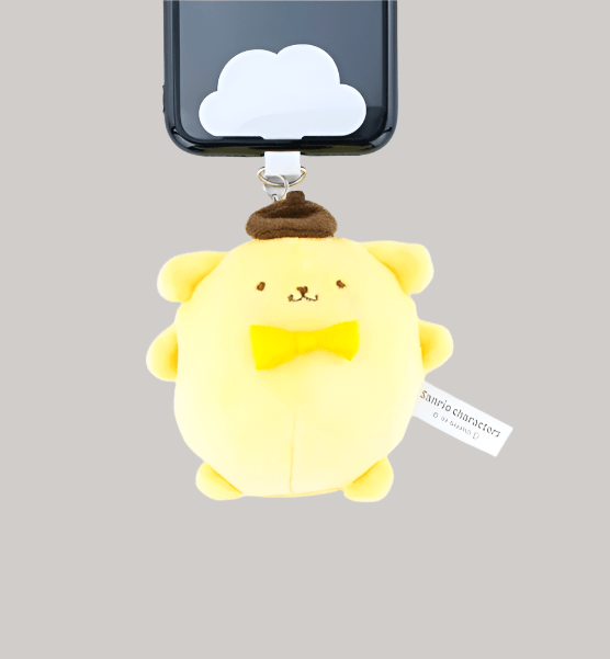 (Pre - Order) Sanrio Pompompurin Mobile mate Kawaii Plush Mascot - TokuDeals